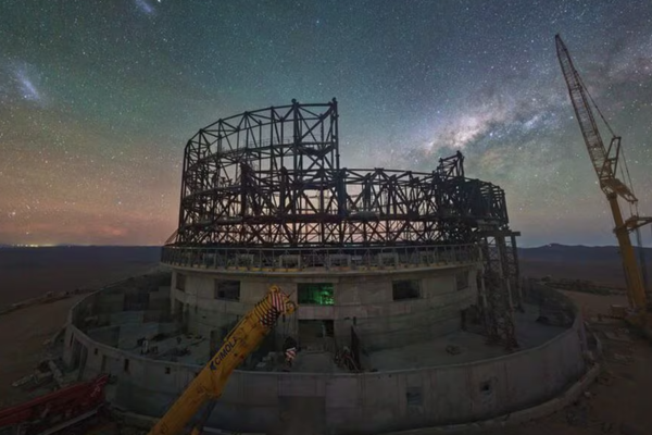 Lista la mitad del telescopio más grande del mundo que se construye en Chile.
